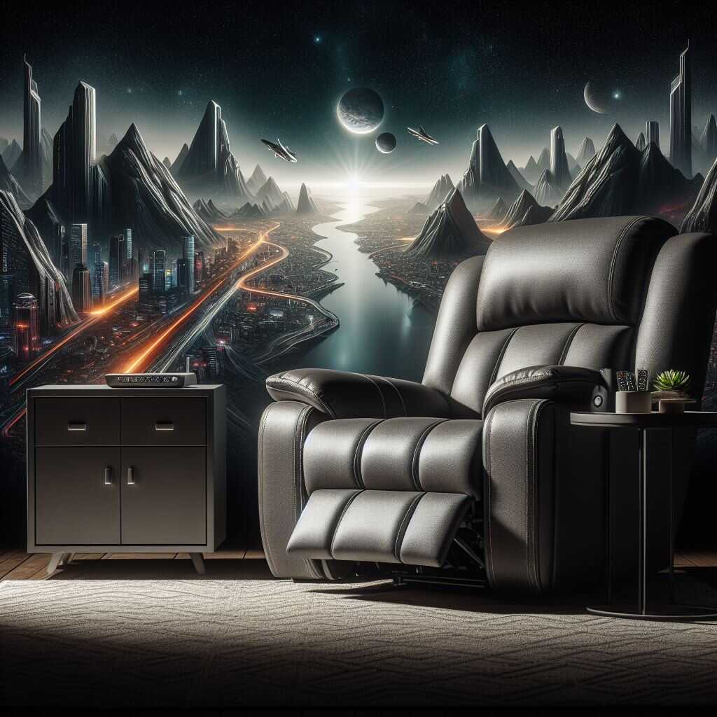 Ashley power reclining loveseat in black