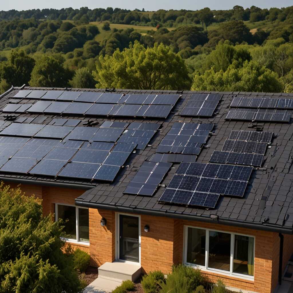 Solar panels on commercial buildings