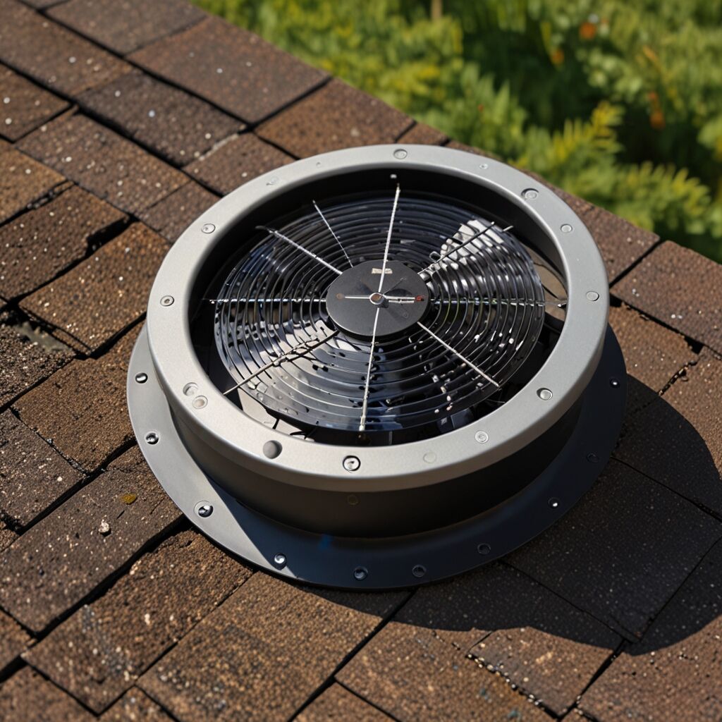 Insulation working with attic fans for improved cooling