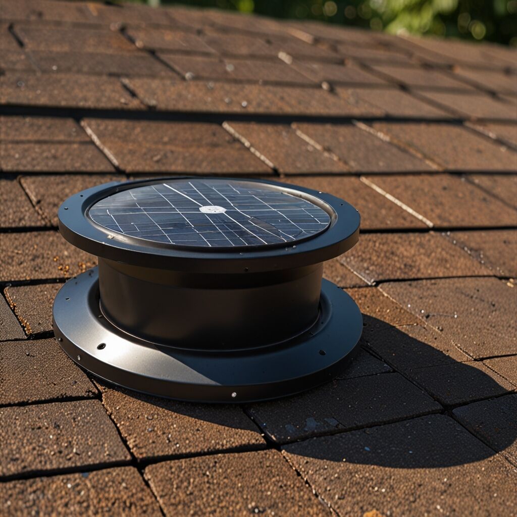 Diagram explaining attic fan speed control features